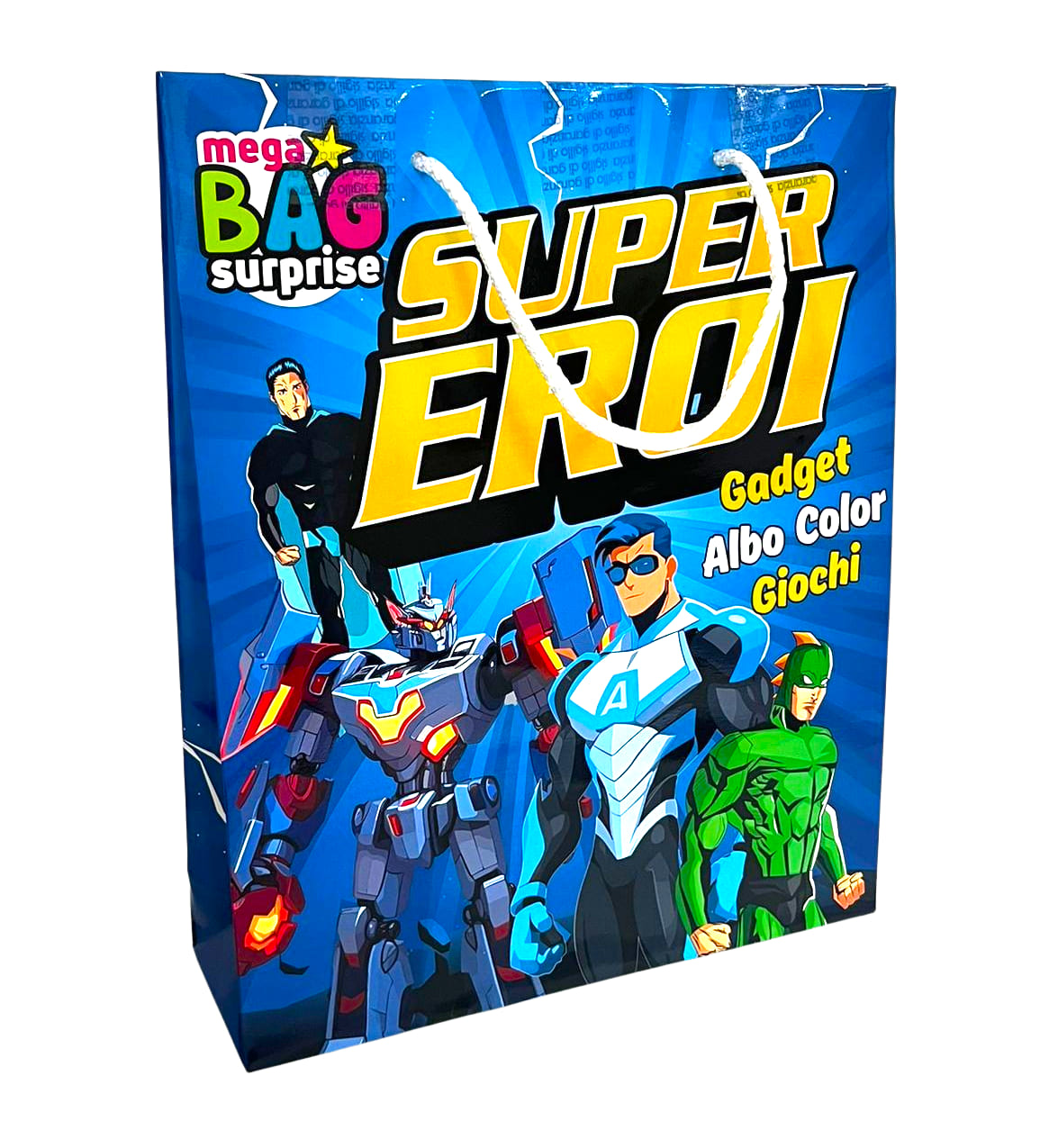 MEGA BAG SURPRISE - SUPEREROI BLU SCURO