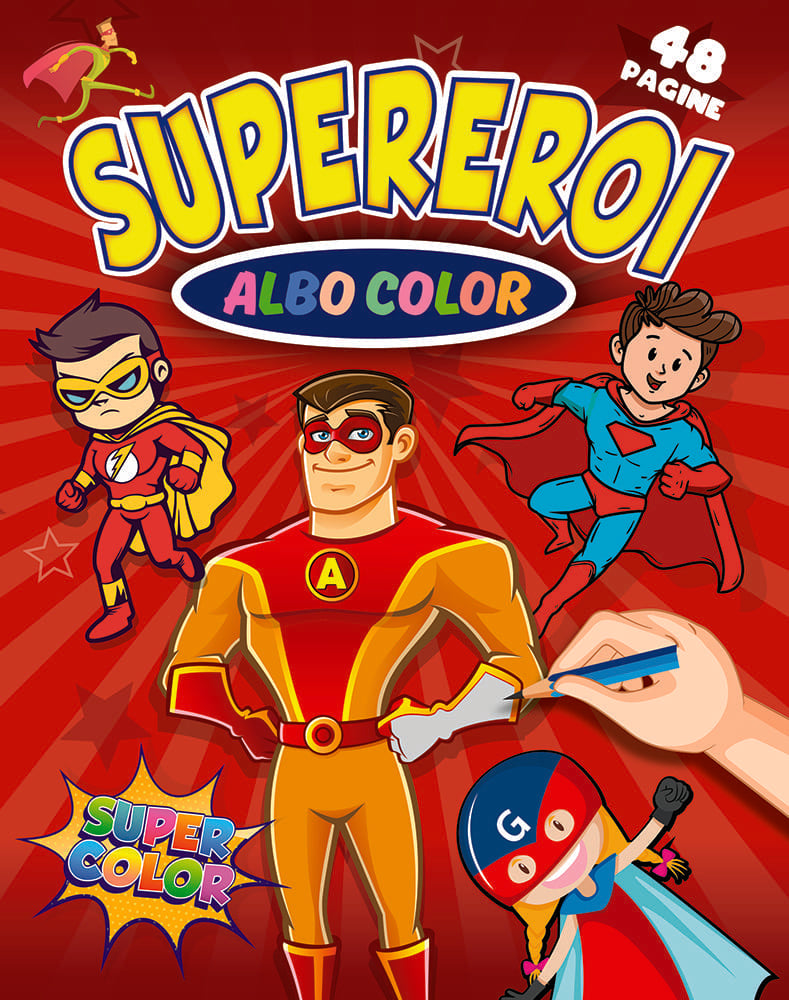 ALBO COLOR 48 PAG. - SUPEREROI