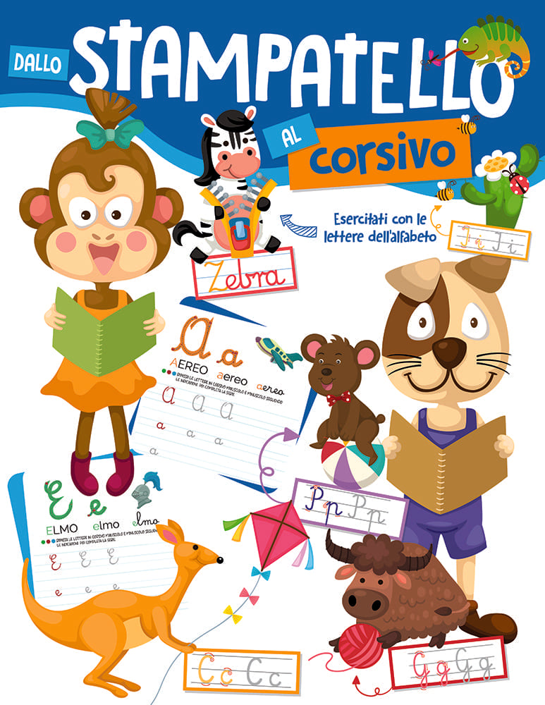 ALBO EDUCATIVO 96 PAG. - DALLO STAMPATELLO AL CORSIVO