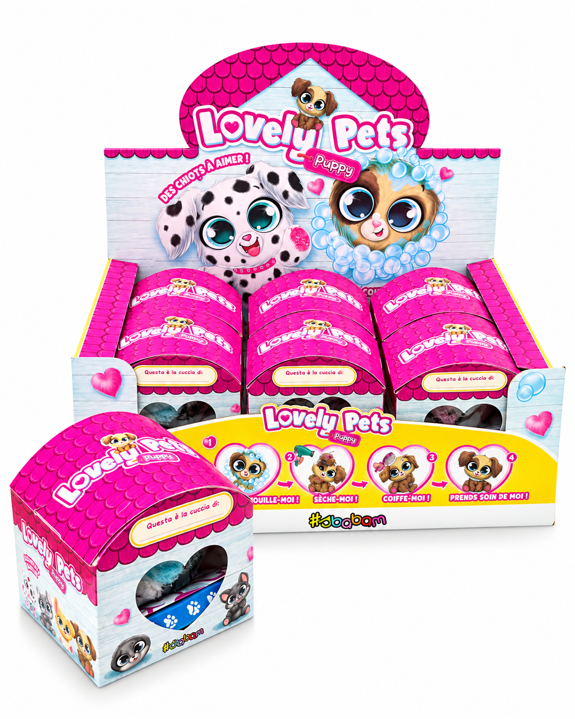 LOVELY PET PUPPY - SBABAM display da 6